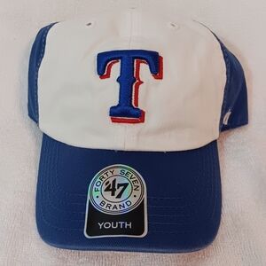 47 Brand Texas Rangers Youth Hall of Fame Adjustable Hat MLB Cap Baseball Hat